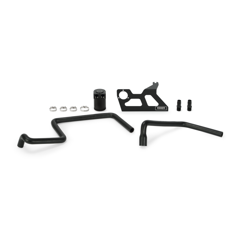 Mishimoto 07-11 Jeep Wrangler JK Baffled Oil Catch Lata - Preto
