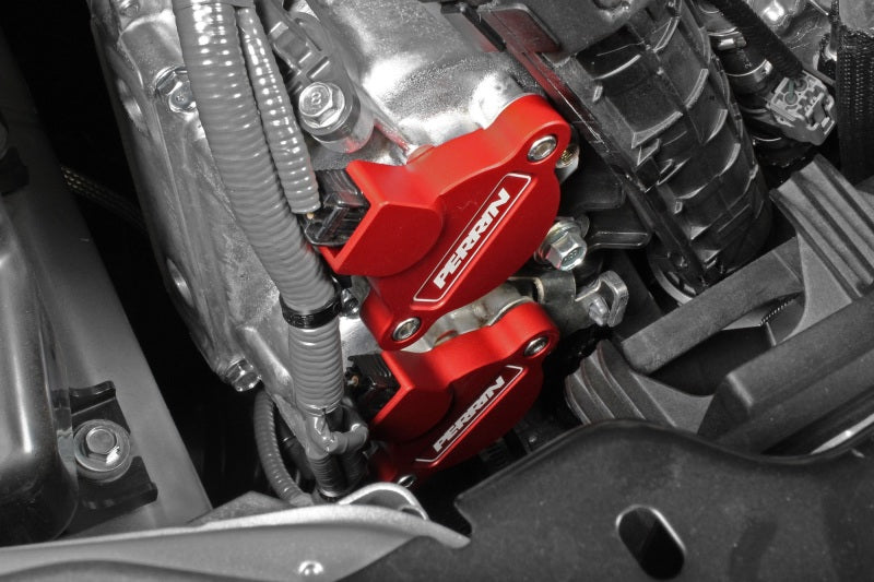 Perrin 15-22 WRX Cam Solenoide Cubierta - Rojo