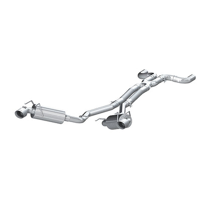 MBRP 2010 Chev Camaro V6 3.6L Dual Cat Back Puntas redondas (11 Conv. DEBE comprar mbrpAD1710)