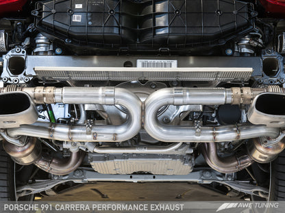 Escape AWE Tuning 991 Carrera Performance - Use puntas de stock