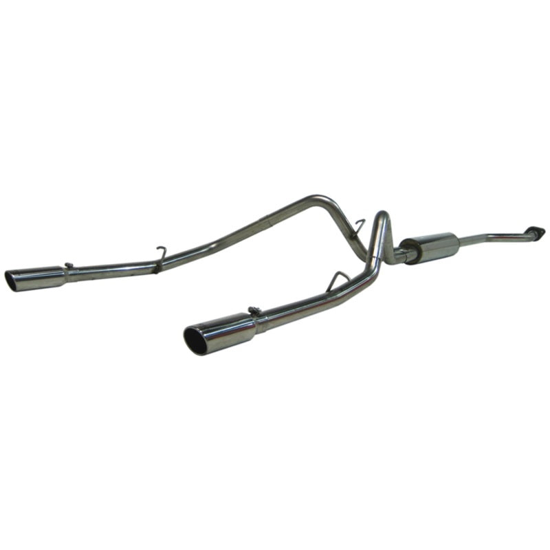 MBRP 2003-2007 Chev/GMC 1500 Classic 4.8/5.3L EC/CC-SB Cat Back Dual Split traseiro