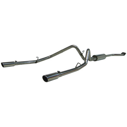 MBRP 2003-2007 Chev/GMC 1500 Classic 4.8/5.3L EC/CC-SB Cat Back Dual Split traseiro