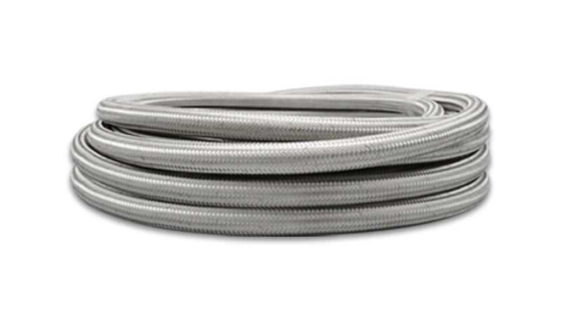 Manguera flexible trenzada Vibrant -8 AN SS (rollo de 2 pies)