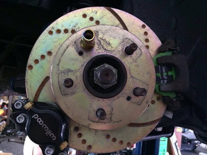 GKTech - 240SX DUAL CALIPER E-BRAKE SUPORTES PARA ADEQUAR WILWOOD CALIPER (PAR) (DUAL-BRKT) 