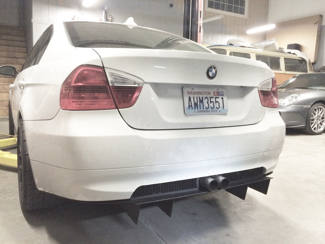 HARD Motorsport - BMW E90 335i Rear Diffuser Kit (E90DIFFUSER)