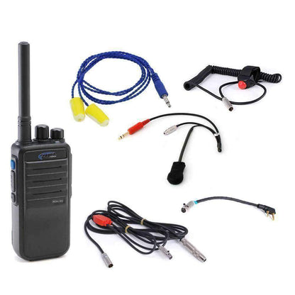 Rugged Radios - The Driver - Kit de carreras digital NASCAR 3C con radio de mano digital RDH