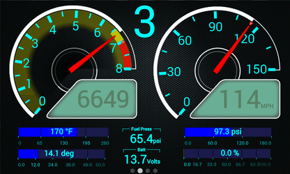 Holley - HOLLEY EFI 7" DIGITAL DASH