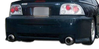 KBD - Ford Mustang 1994-1998 Spy 2 Estilo 1 peça Pára-choques traseiro de poliuretano (37-2220)