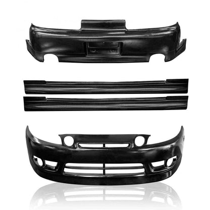 KBD - Lexus SC SC300 SC400 1992-2000 Aero Craft Style 4 peças Kit de corpo inteiro de poliuretano com barras transversais (37-6611)
