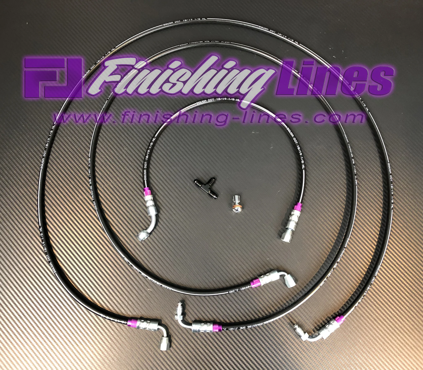 Finishing Lines - EF/DA Staging brake line kit