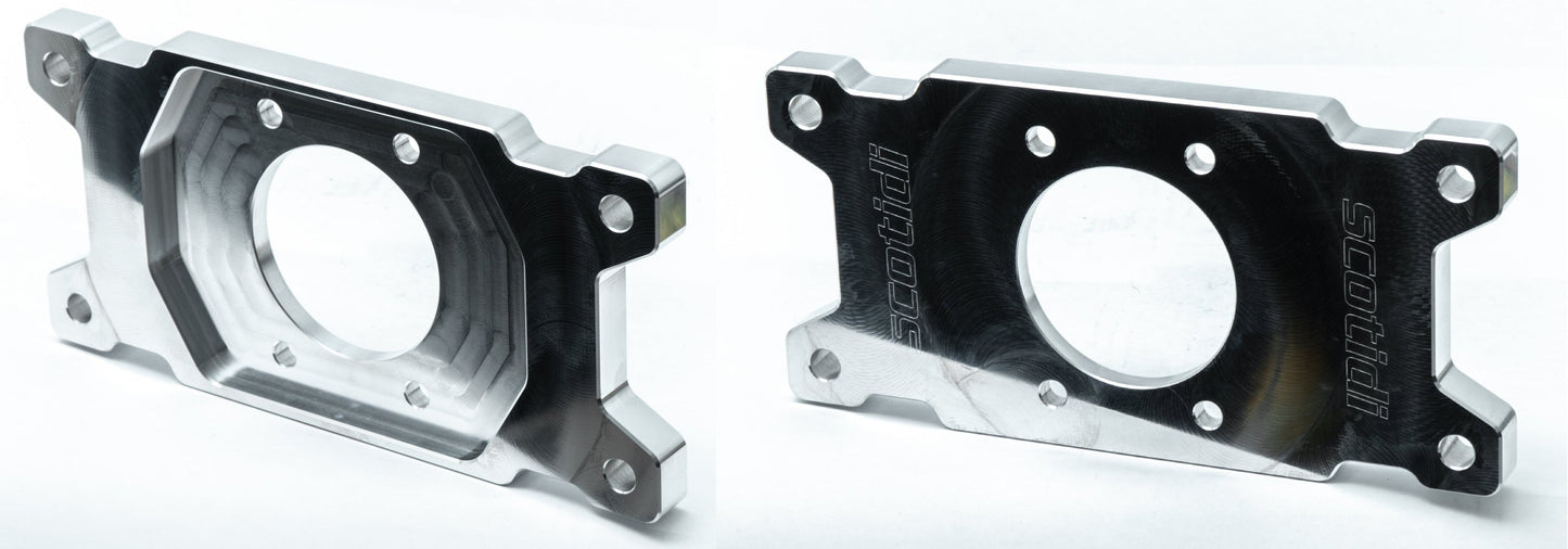 SCOTIDI - Mustang 05-14 com freios traseiros GT500 Kit de suporte de pinça dupla