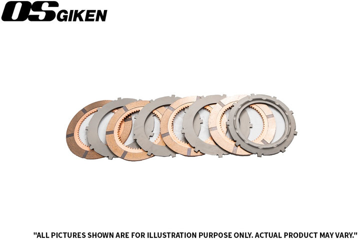 OS Giken - Nissan SKYLINE BNR34 R Series Quad Plate w/Floating Center Hub Clutch - Req. NS221-DH50M (NS221-DH5)