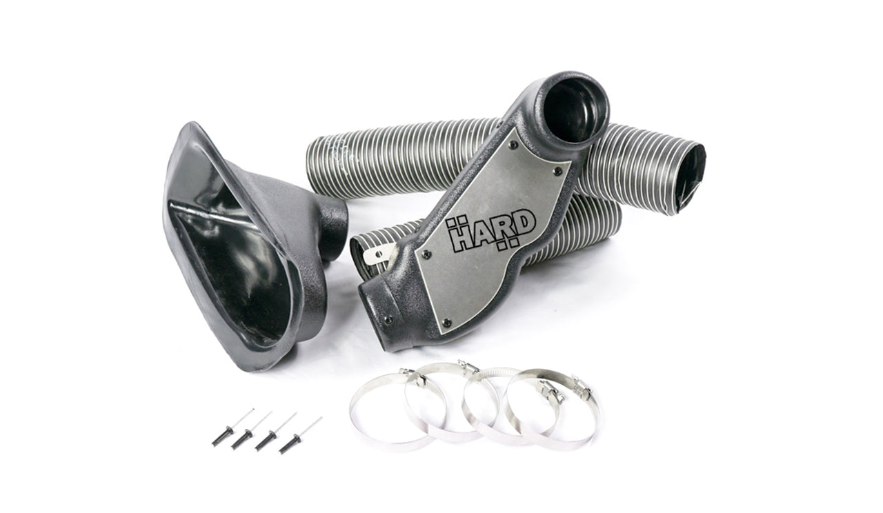 HARD Motorsport - BMW E46 M3  Brake Cooling Low-Profile Duct Kit (PAIR) (E46BRKDUCTKIT)