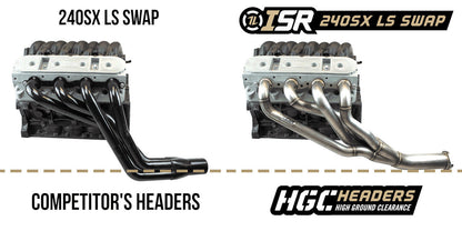 Desempenho ISR - HGC LS Swap Header - Nissan 240sx 89-98 - 1 3/4" (IS-SSHD-240LS)
