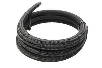 Desempenho ISR - Mangueira de nylon preta trançada 8AN - por pé (IS-8AN-BLK)
