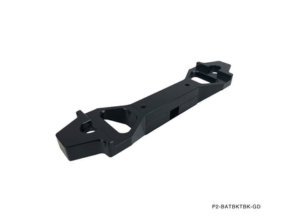 P2M - SUPORTE DE BATERIA DE ALUMÍNIO AJUSTÁVEL PRETO (P2-BATBKTBK-GD)