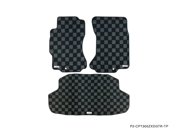 P2M - NISSAN Z32 300ZX 1990-96 RACE FLOOR MATS + TRUNK MAT (3PCS
