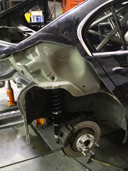 Big Duck Club - BMW E46 Sedan Rear Quarter Panel Replacement