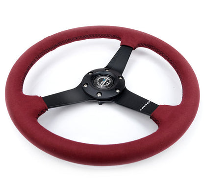 NRG - VOLANTE PLANO 350MM BURDEOS