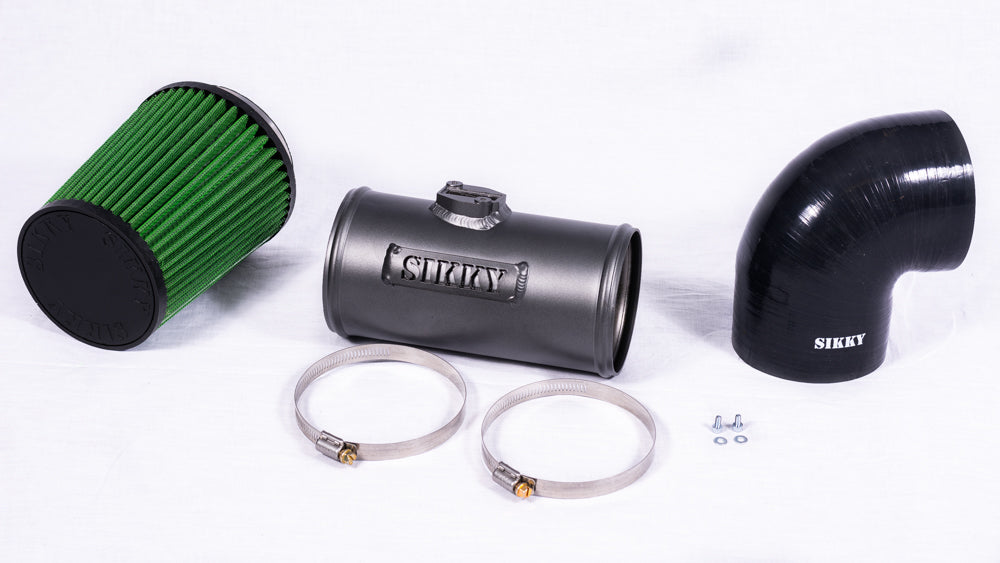 Sikky Manufacturing - Sistema de admissão de ar de troca universal LS3 - design reto curto (SM-Intake-07)