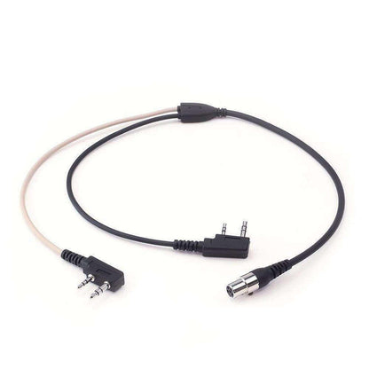 Rugged Radios - Paquete - DUAL RADIO Spotter Kit de auriculares con auriculares H60 y radios de mano Rugged R1