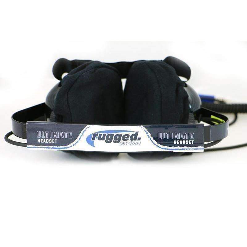 Rugged Radios - H42 Ultimate Behind The Head (BTH) Headset for Intercoms - Carbon Fiber