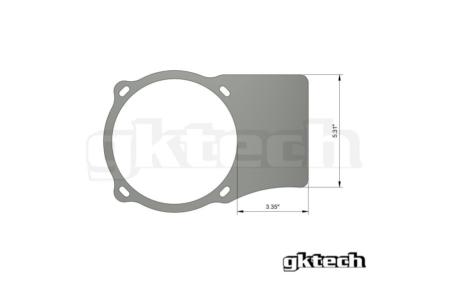 GKTech - 240SX HIDRÁULICO E-BRAKE PARAFUSO NO MONTAGEM (TIPO UNIVERSAL) (S134-HBBK) 