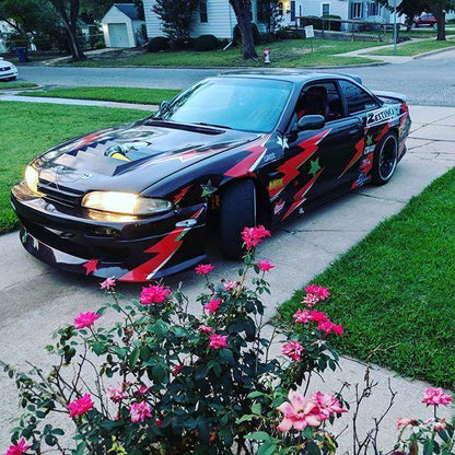 KBD - Nissan 240SX S14 Zenki 1995-1996 DM3 Kit de cuerpo completo de poliuretano de 4 piezas (37-6626)