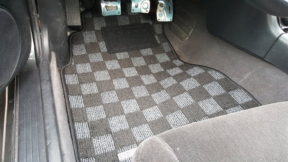 TAPETES P2M - NISSAN S14 1995-98 240SX PARA PISO DE CORRIDA: CINZA ESCURO (P2-CPTNS14DG-TP)