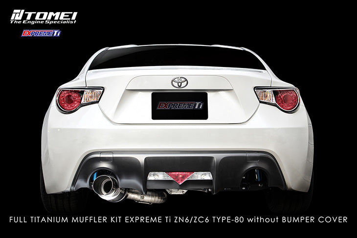 Tomei - FULL TITANIUM MUFFLER KIT EXPREME Ti ZN6/ZC6 TYPE-80