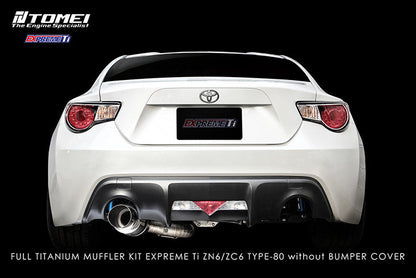 Tomei - FULL TITANIUM MUFFLER KIT  EXPREME Ti ZN6/ZC6 TYPE-80 (TB6090-SB03C)