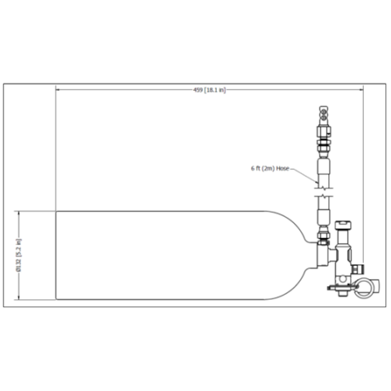 Lifeline USA - Zero 360 SFI 17.1 10lbs Mechanical + Single Auto Activation - Aluminum or Steel Tubing