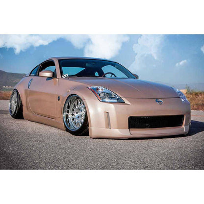 KBD - Nissan 350Z 2003-2005 estilo ING 1 peça lábio dianteiro de poliuretano (37-2111)