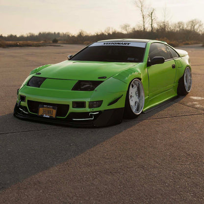 KBD - Nissan 300ZX 1990-1996 2+0 PMZ-K V2 2 peças de pára-lamas traseiros de poliuretano e complementos (37-6113)