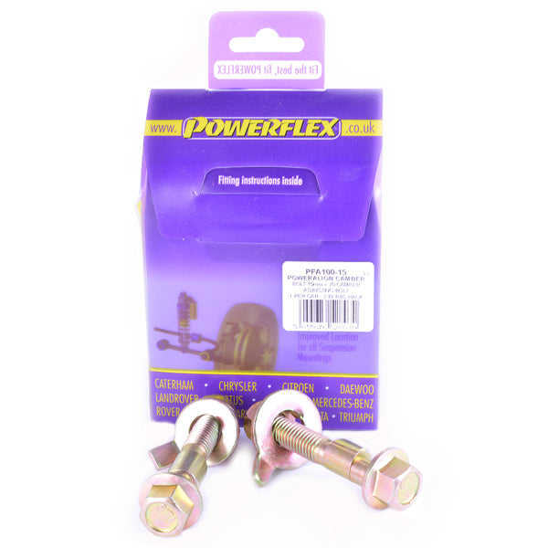Powerflex USA - Kit de parafusos de cambagem PowerAlign - 15mm