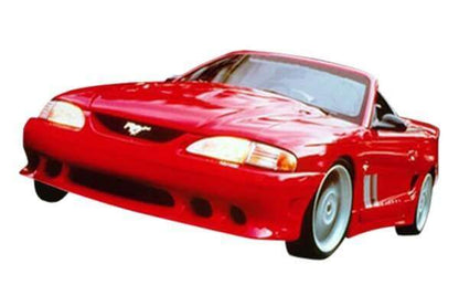 KBD - Ford Mustang 1994-1998 estilo Sallen 2 peças tampas de porta de poliuretano/preenchimento (37-2146)
