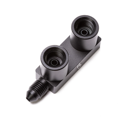 Chase Bays - 3AN Male to (2) M10x1.0 Convex Female F Fitting (CB-FEMF)