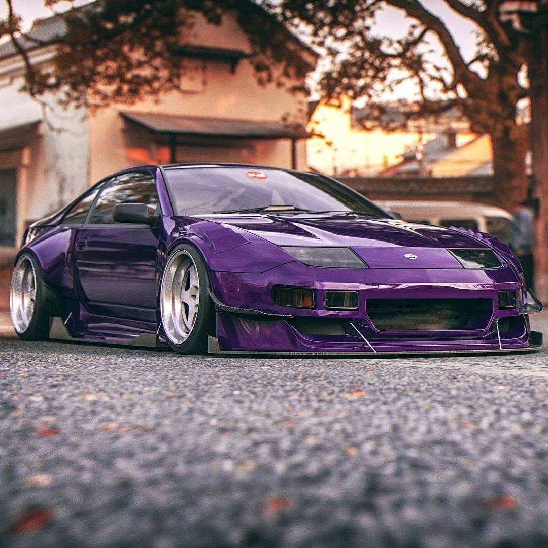 KBD - Nissan 300ZX 1990-1996 2+2 PMZ-K V2 2 peças saias laterais de poliuretano (37-6111)
