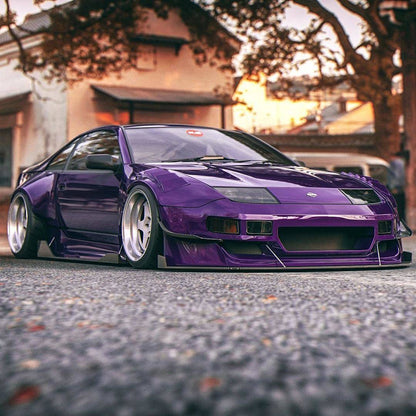 KBD - Nissan 300ZX 1990-1996 2+2 PMZ-K V2 2 peças saias laterais de poliuretano (37-6111)