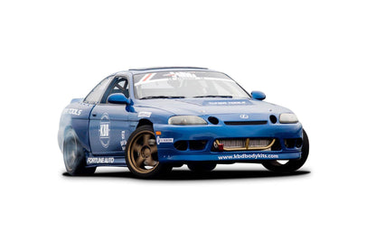KBD - Lexus SC SC300 SC400 1992-2000 KBD estilo 2 peças de poliuretano 50mm pára-lamas dianteiros (37-6054)