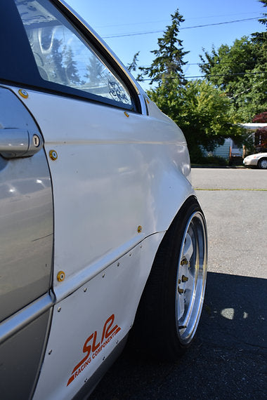 Big Duck Club - BMW E46 Coupe Overfenders (+60mm)