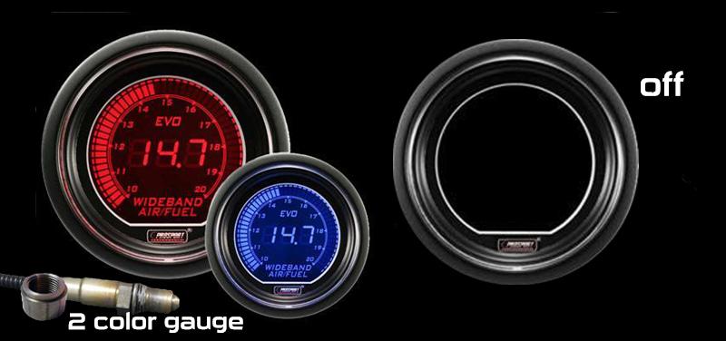 Pro Sport Gauges - 2-1/16" EVO Wideband Digital Air Fuel Ratio kit (216EVOAFRWB4.9-WO)