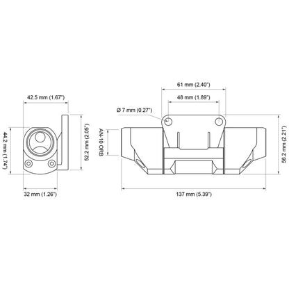 Nuke Performance - Adaptador de sensor de combustível flexível de fluxo total (310-03-201)