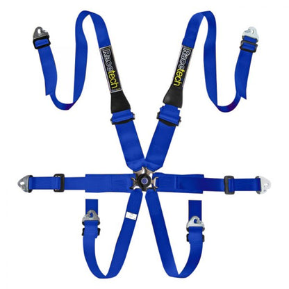 Racetech - Arnês leve Pro 6 Point FHR (RTPRLWH) 