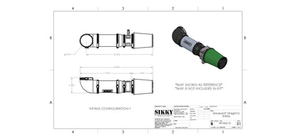 Sikky Manufacturing - Universal LS1 Swap Air Intake System – Straight Design (SM-Intake-10)
