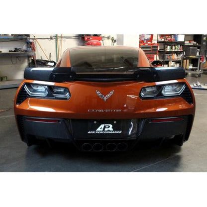 APR Performance - Chevrolet Corvette C7 Z06 Rear Deck Track Pack Spoiler with APR Wickerbill 2015-Up (AS-105757)