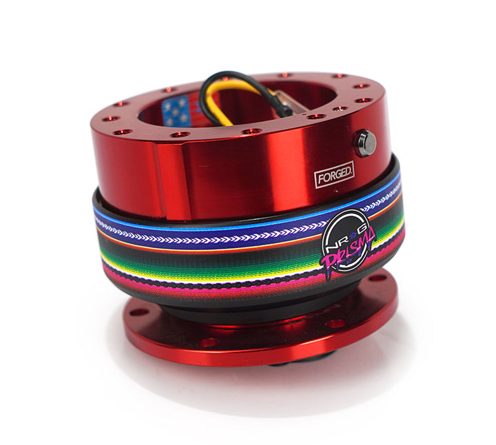 NRG - Cierre Rápido Gen 2.0 - Cuerpo Rojo / Anillo Mexicali (SRK-200RD-MEXICALI) 