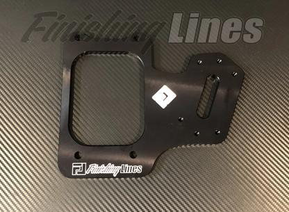Finishing Lines - Placa de montaje de freno por etapas serie B/D - Black Edition