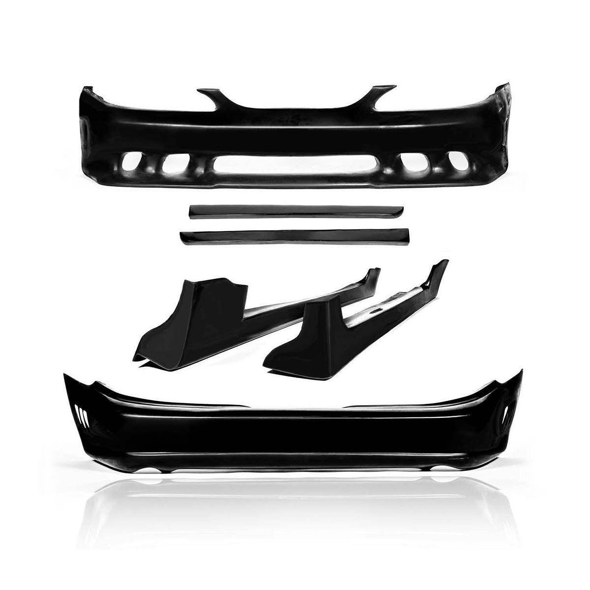 KBD - Ford Mustang 1994-1998 Sallen Estilo 6 Peças Kit Corpo Inteiro de Poliuretano (37-2118)