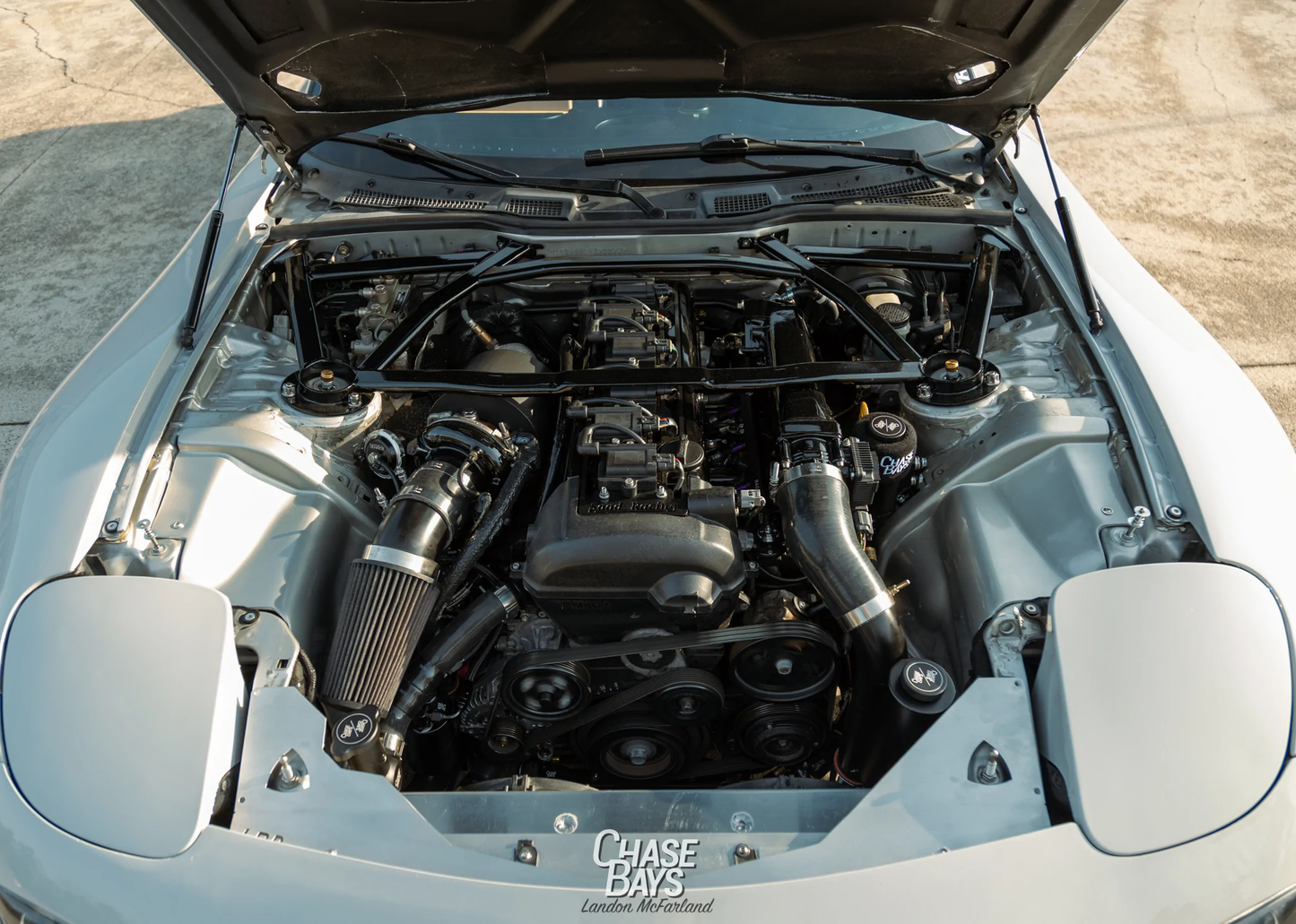 Chase Bays - Tucked Aluminum Radiator - Mazda RX-7 FD (CB-FDRAD-138)